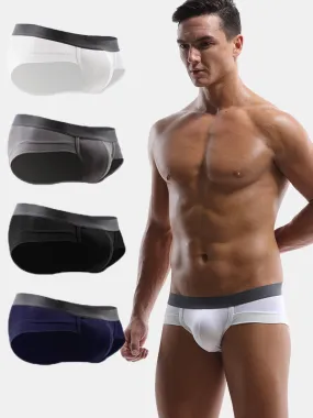 4 Pack Bulge Ball Support Pouch Modal Men's Briefs