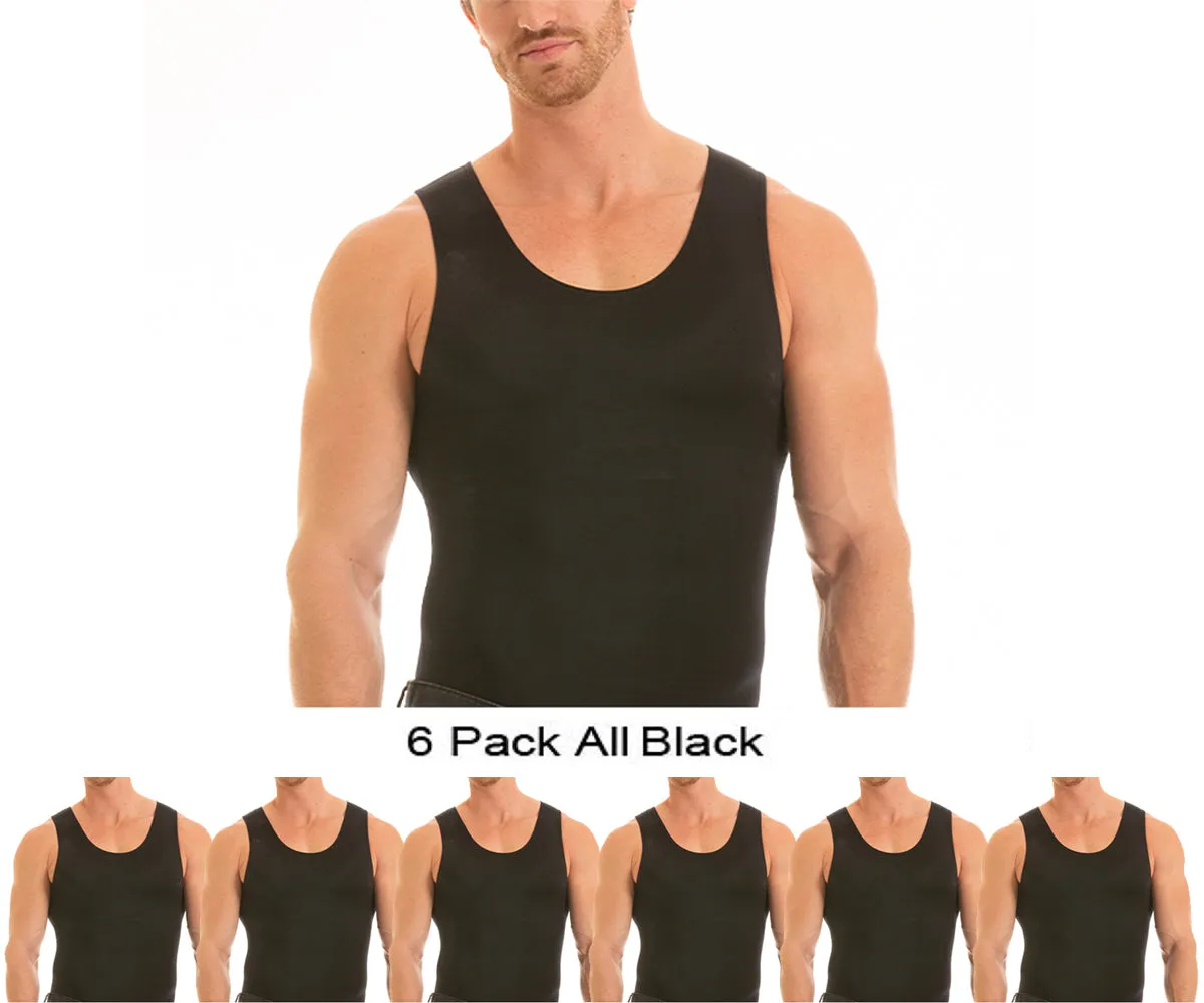 6-Pack Insta Slim Big & Tall Compression Muscle Tank MS0006BT