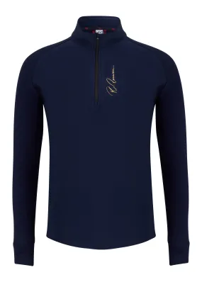 Adults Half Zip Baselayer - Long Sleeve - Signature Navy