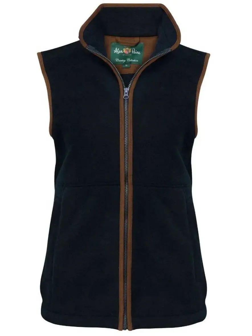 ALAN PAINE Aylsham Ladies Fleece Gilet - Dark Navy