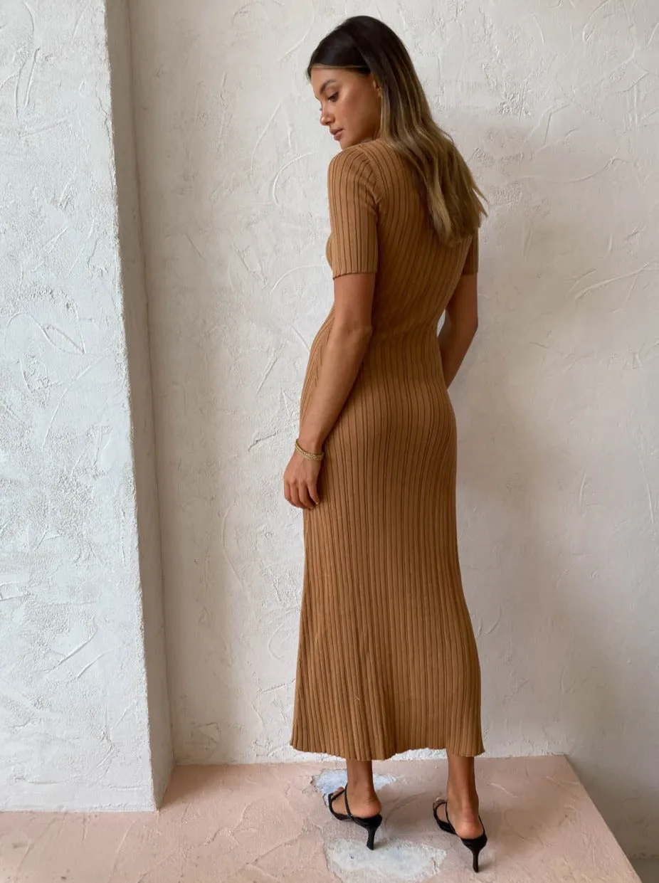 Anna Quan Tamsin Dress in Toffee