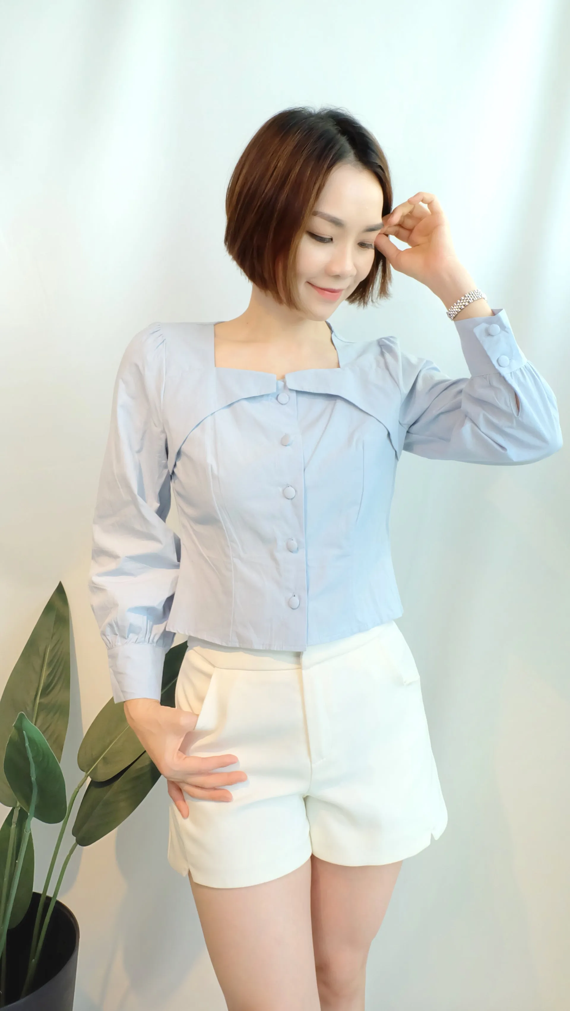 Barbara Top (Sky Blue)