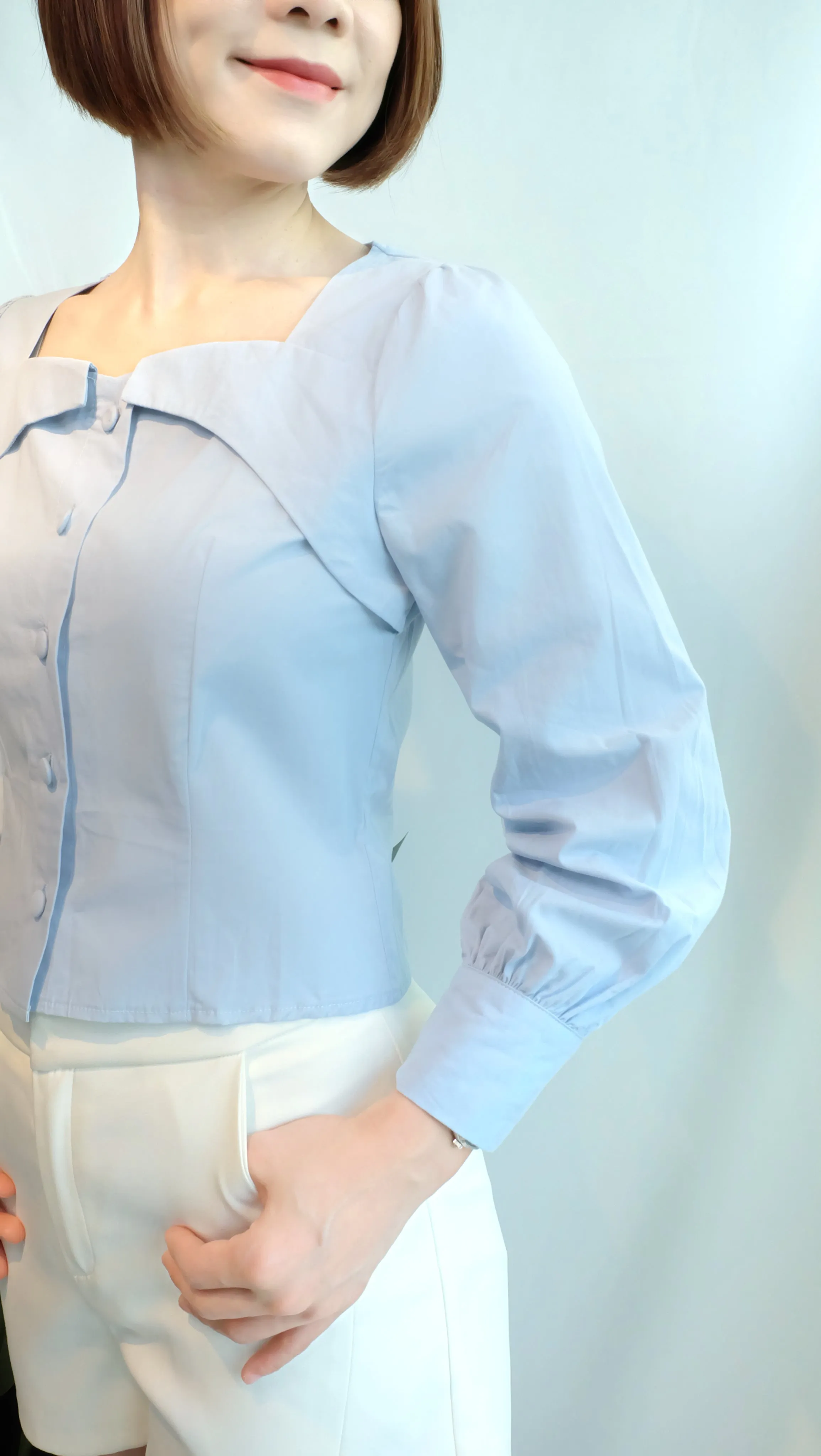 Barbara Top (Sky Blue)