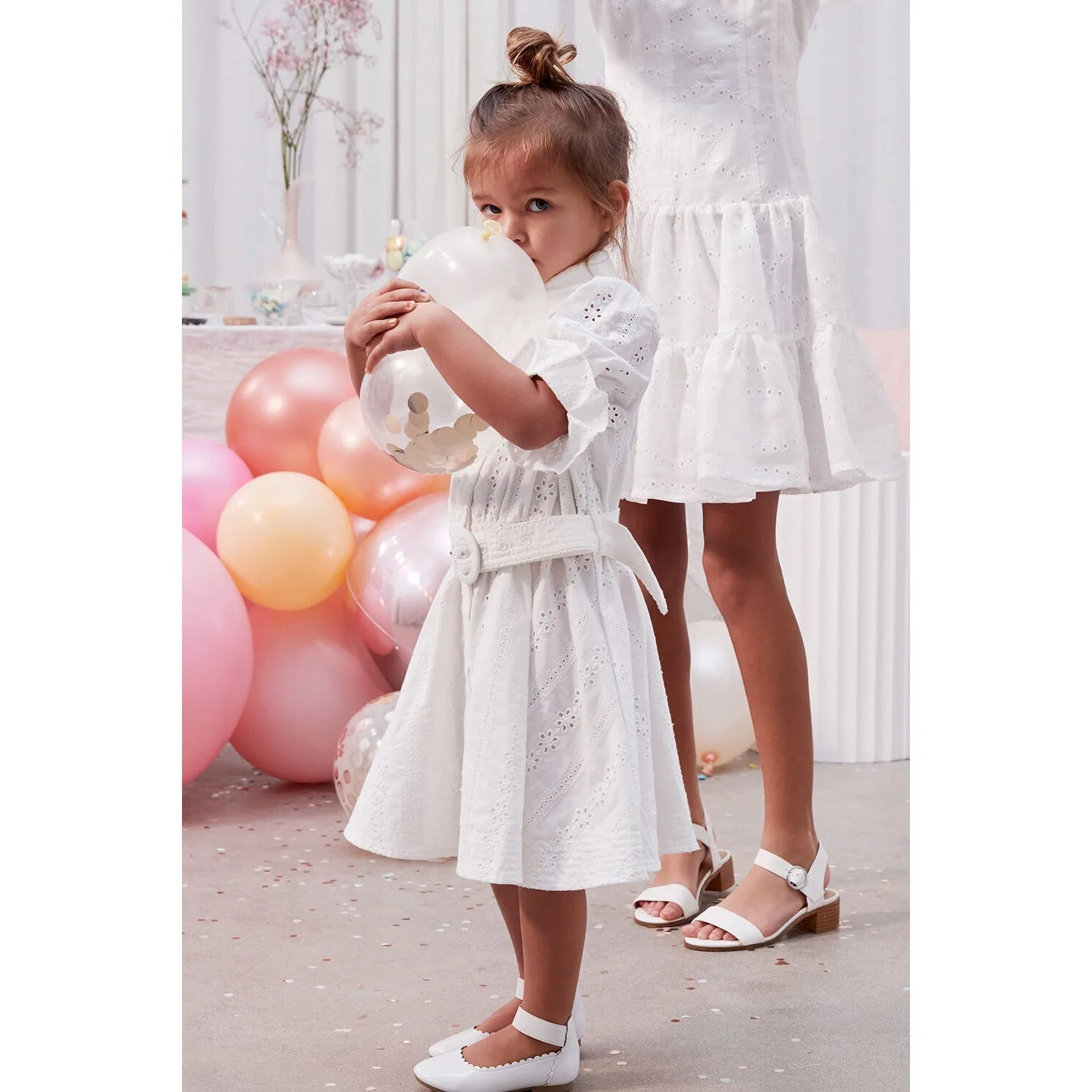 Bardot Junior - Mini Broderie Dress - Ivory