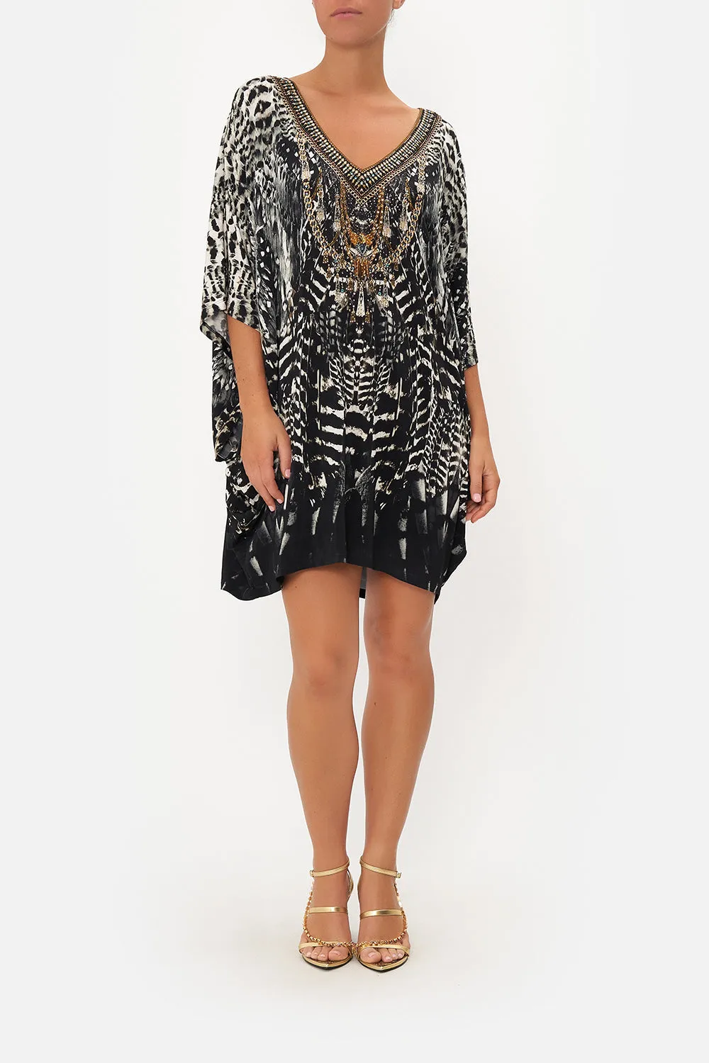 BAT SLEEVE DRESS NIGHT OWL