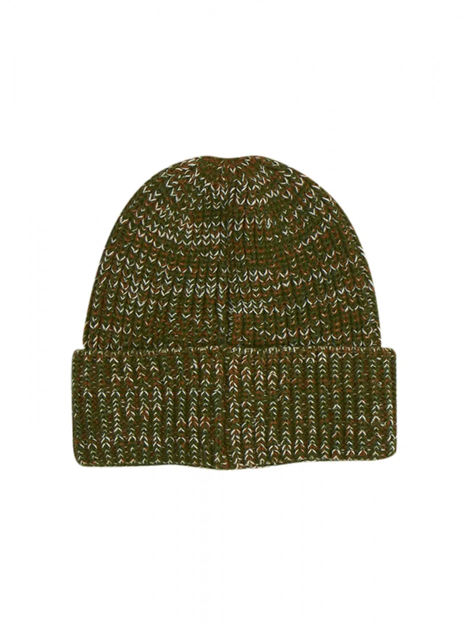 Beenie 3 Coloured Melange Rib | Caramel