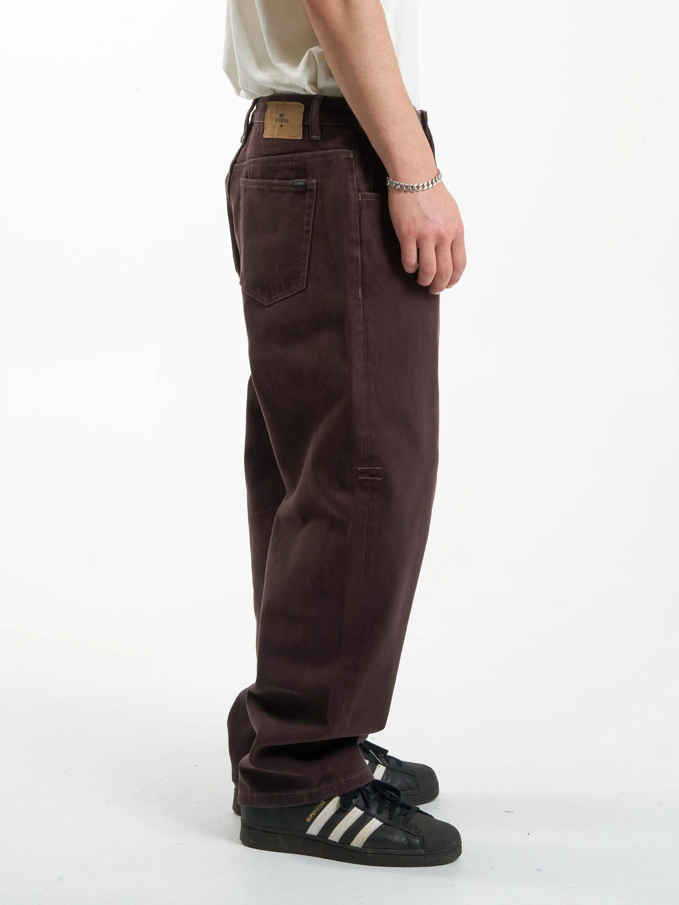 Big Slacker Denim Jean - Chocolate Plum