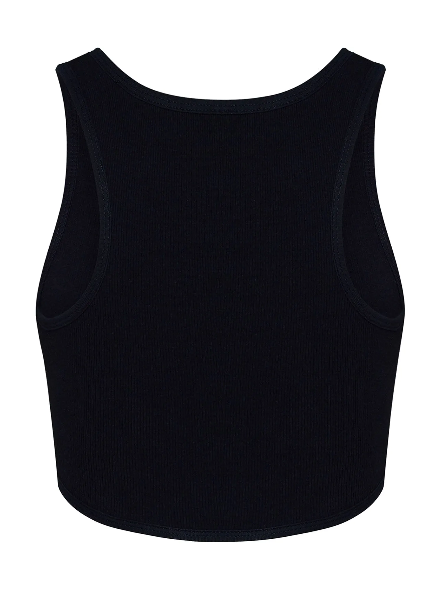 Black All Day Rib Top