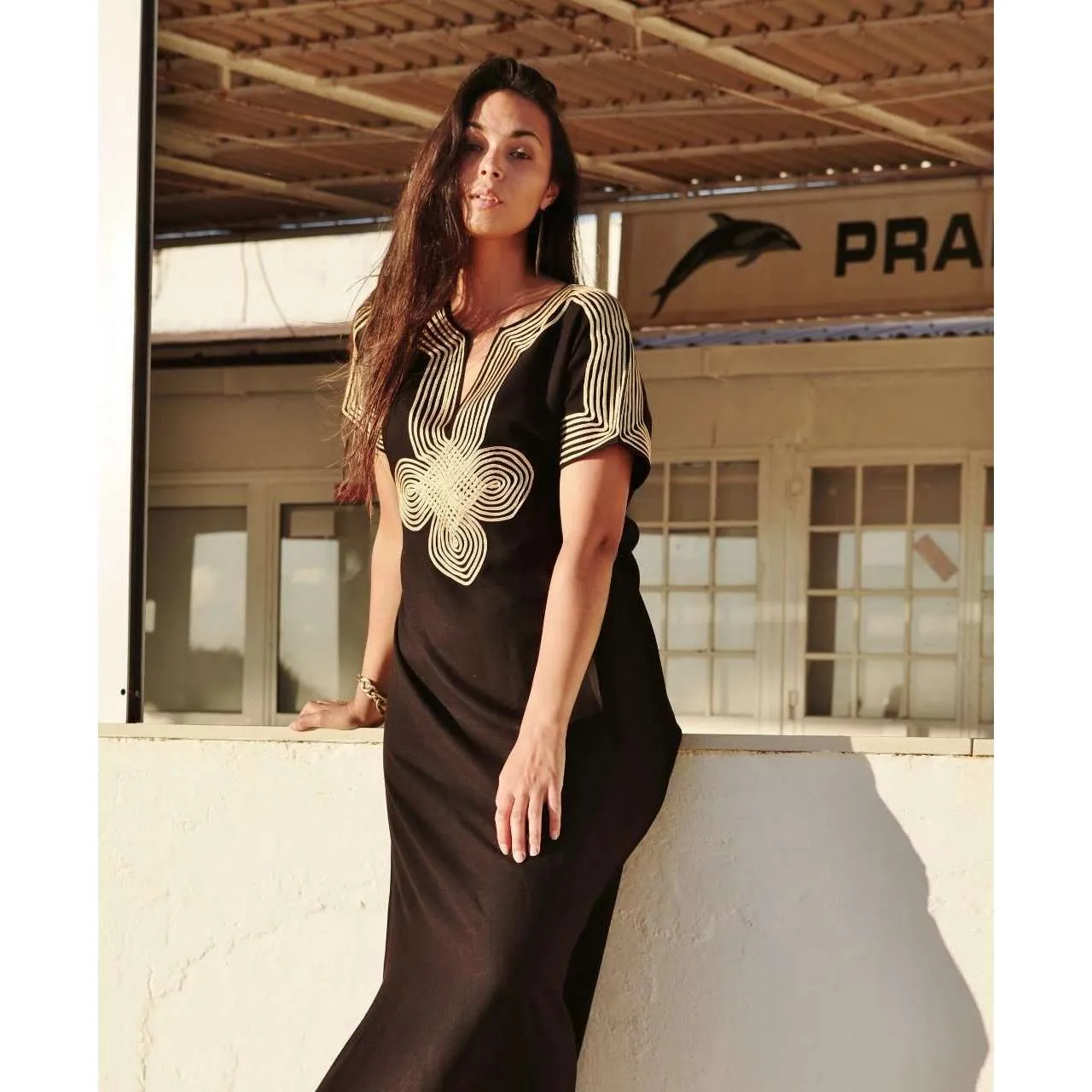 Black Gold Amira Kaftan Caftan & Loungewear