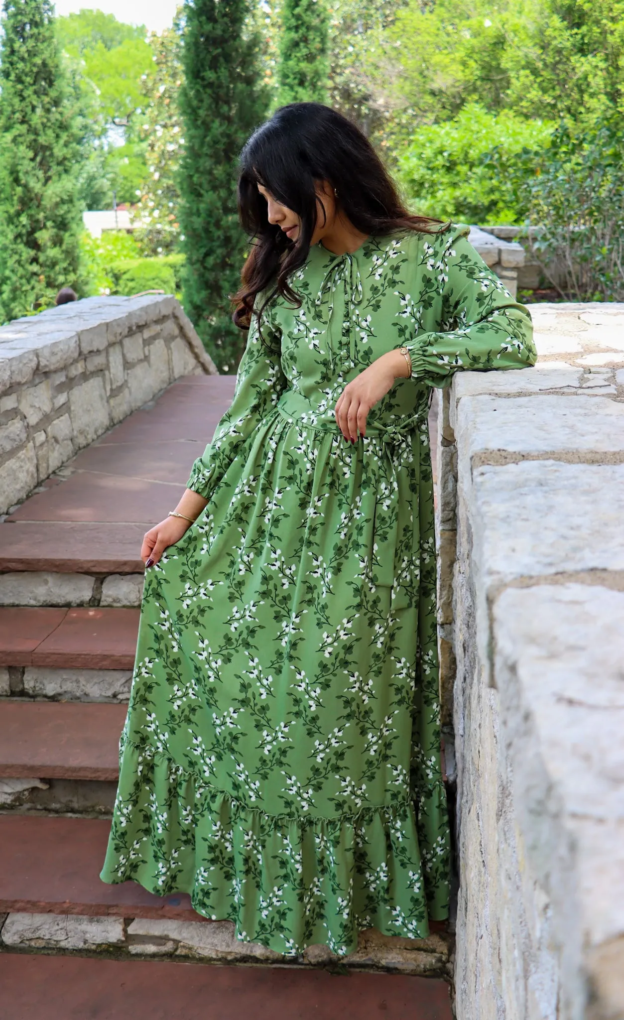 Bloom Maxi Dress - Verde