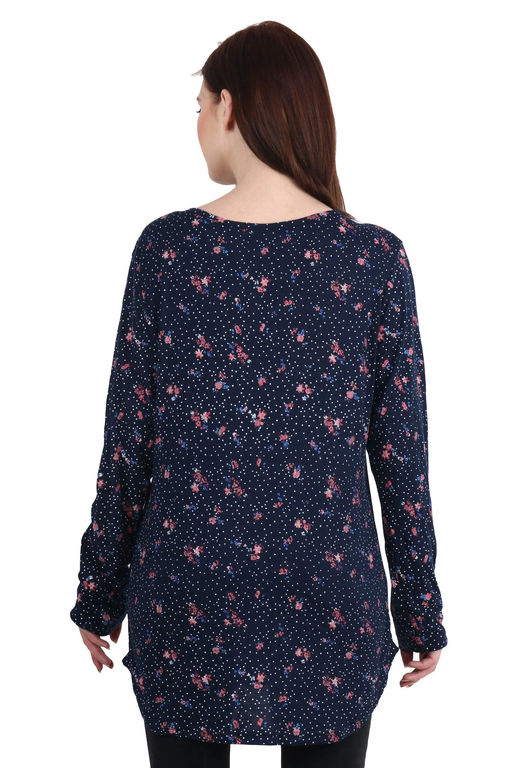 Blue Garden Printed Top