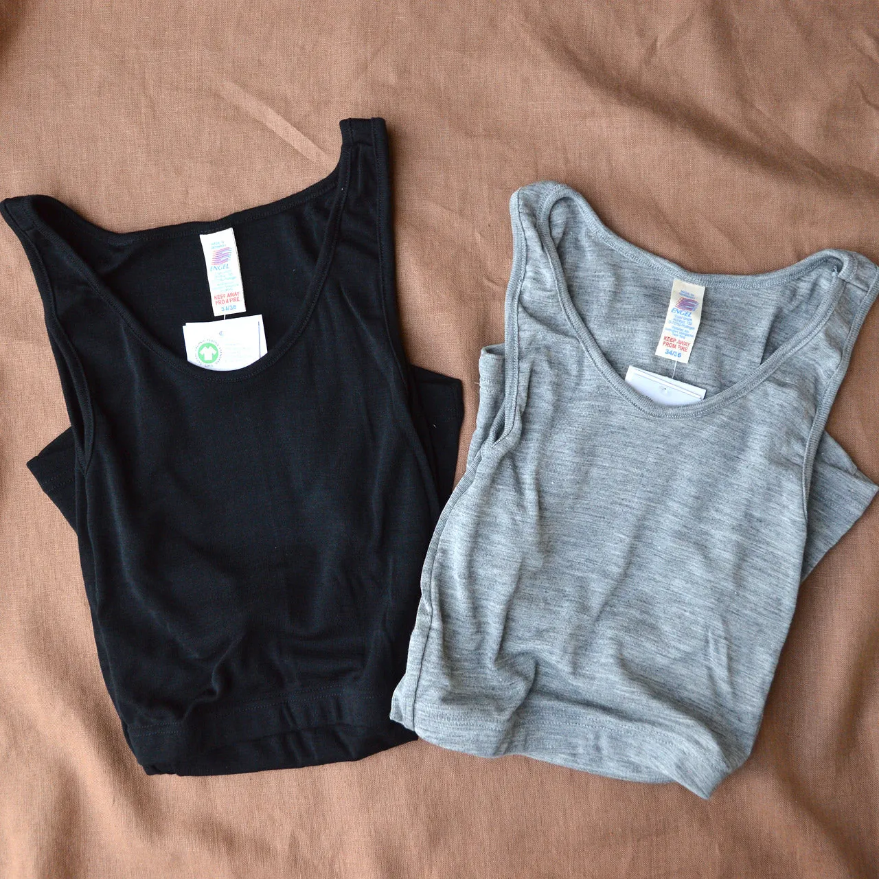 Breastfeeding/Maternity Tank in Merino/Silk