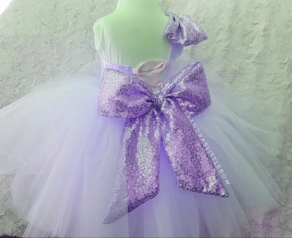 Brielle Couture Dress in Lavender