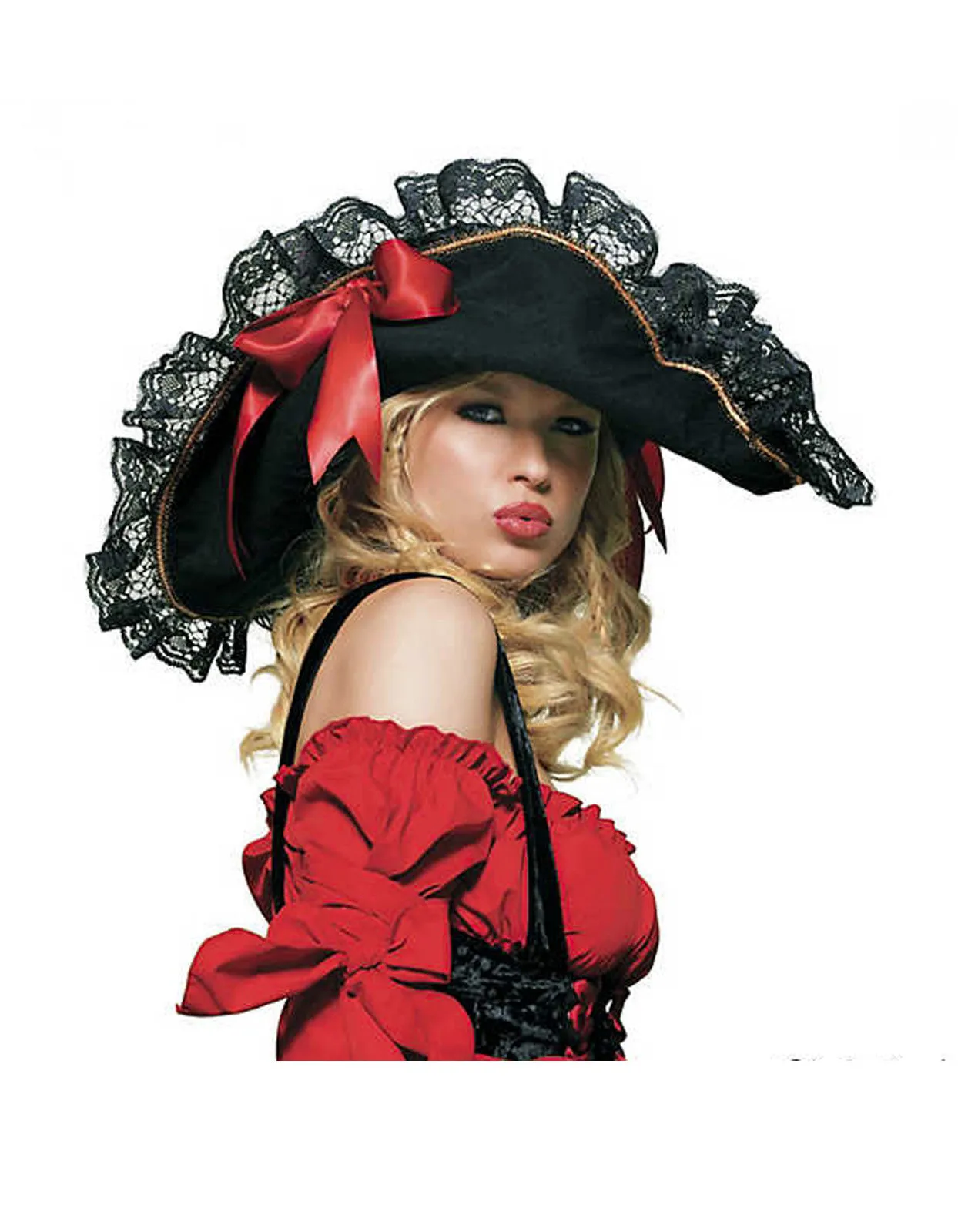 Buccaneer Pirate Costume with Victoria Top, Black