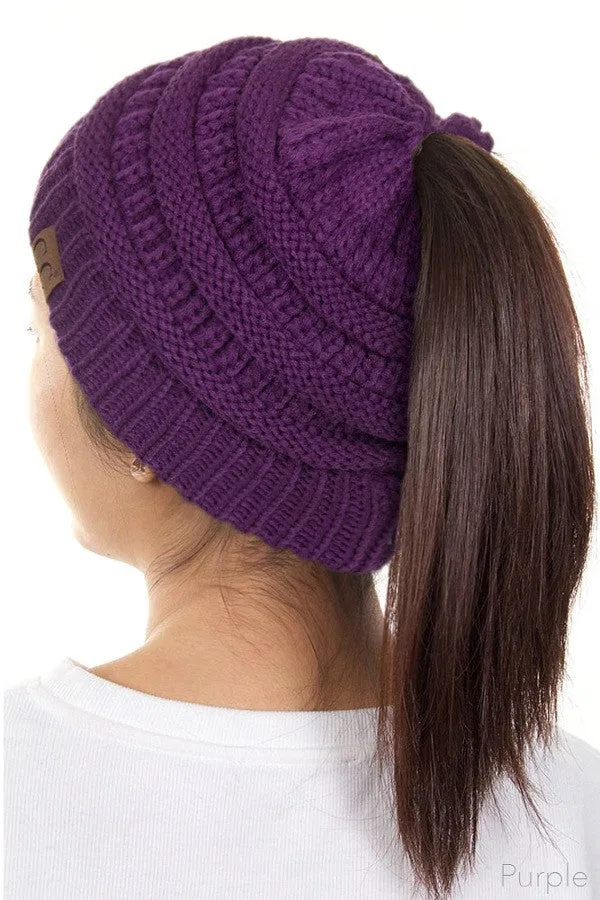 C.C Ponytail Beanie