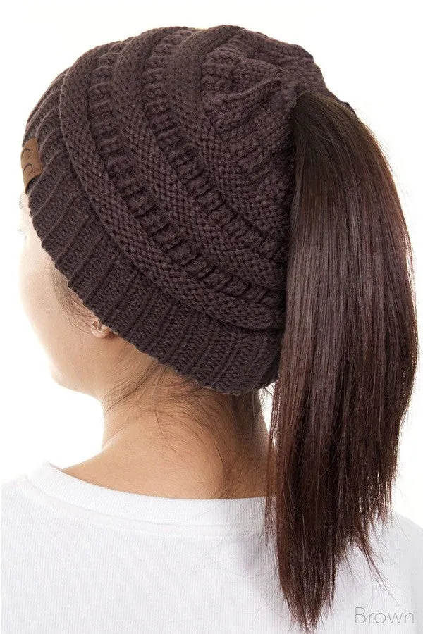 C.C Ponytail Beanie