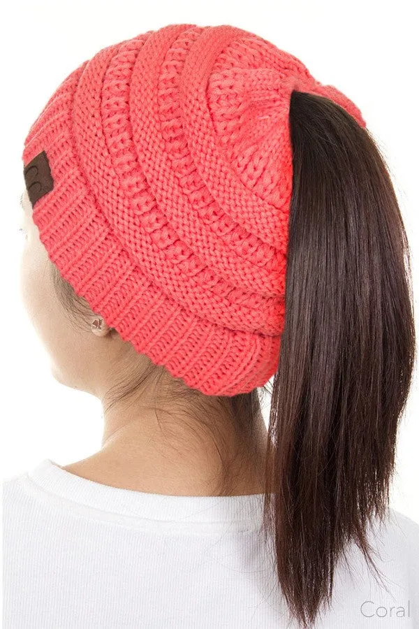 C.C Ponytail Beanie