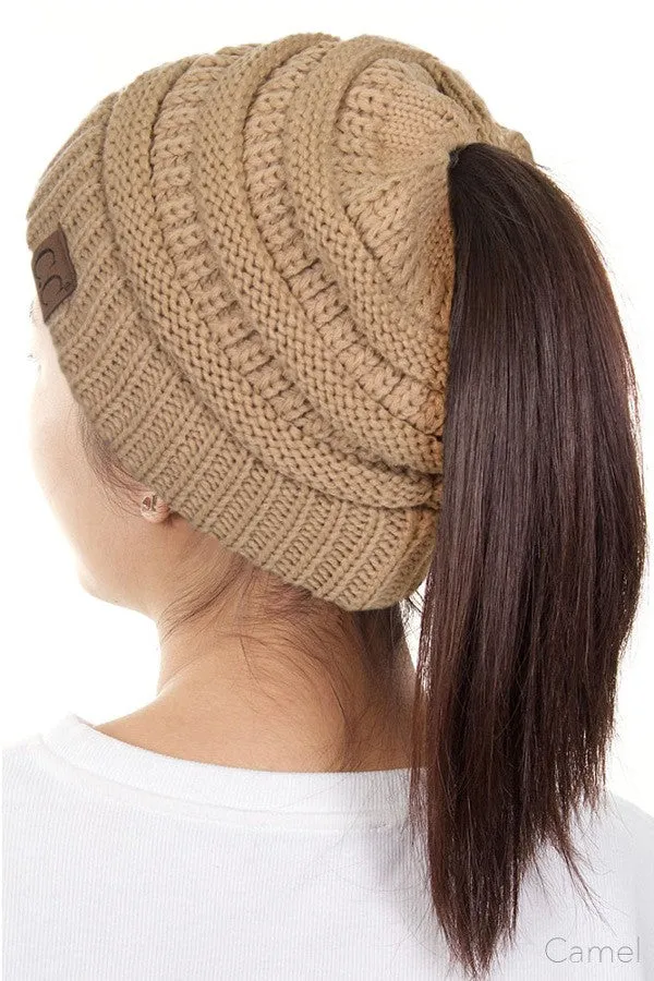 C.C Ponytail Beanie