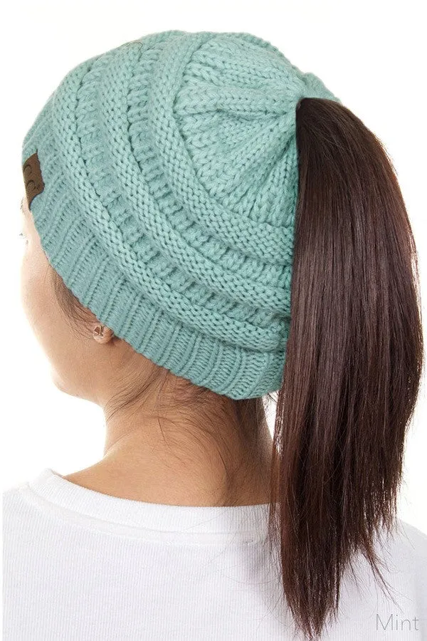 C.C Ponytail Beanie