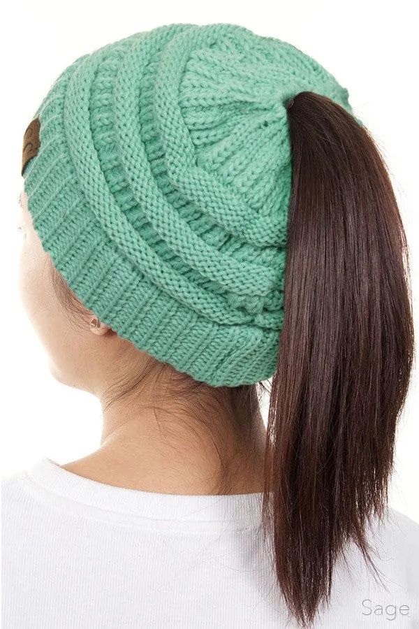 C.C Ponytail Beanie