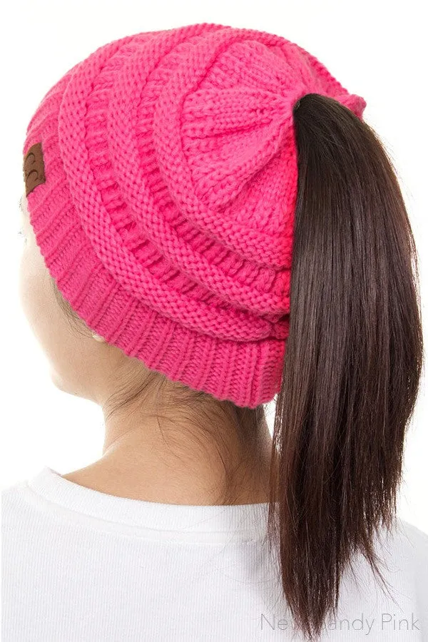 C.C Ponytail Beanie