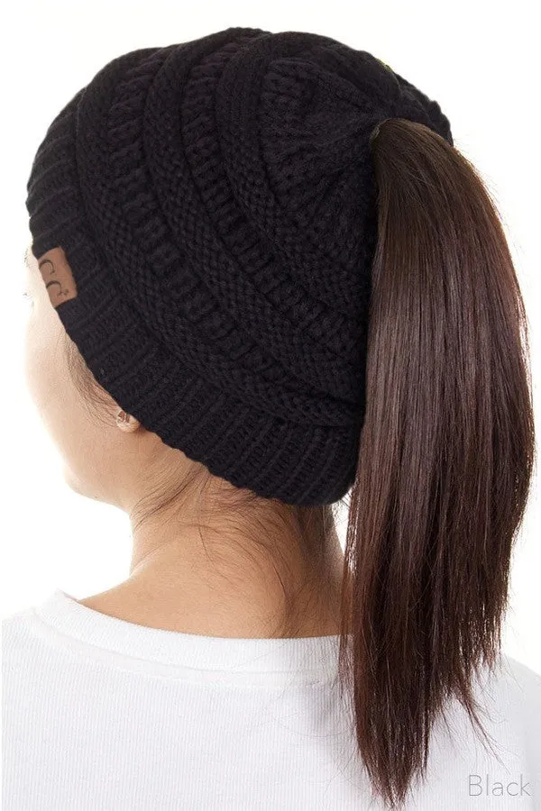 C.C Ponytail Beanie