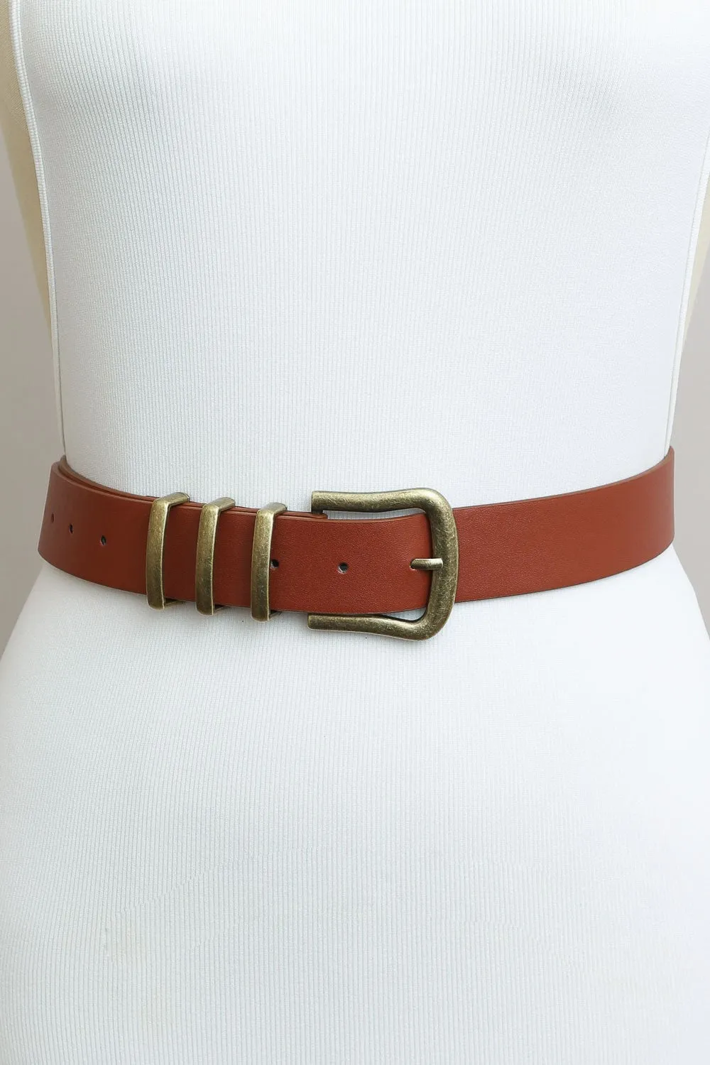 Classic Western Leather Belt