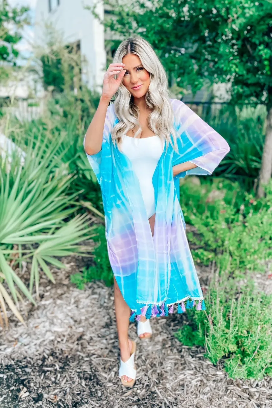 Cloud Nine Tie Dye Kimono