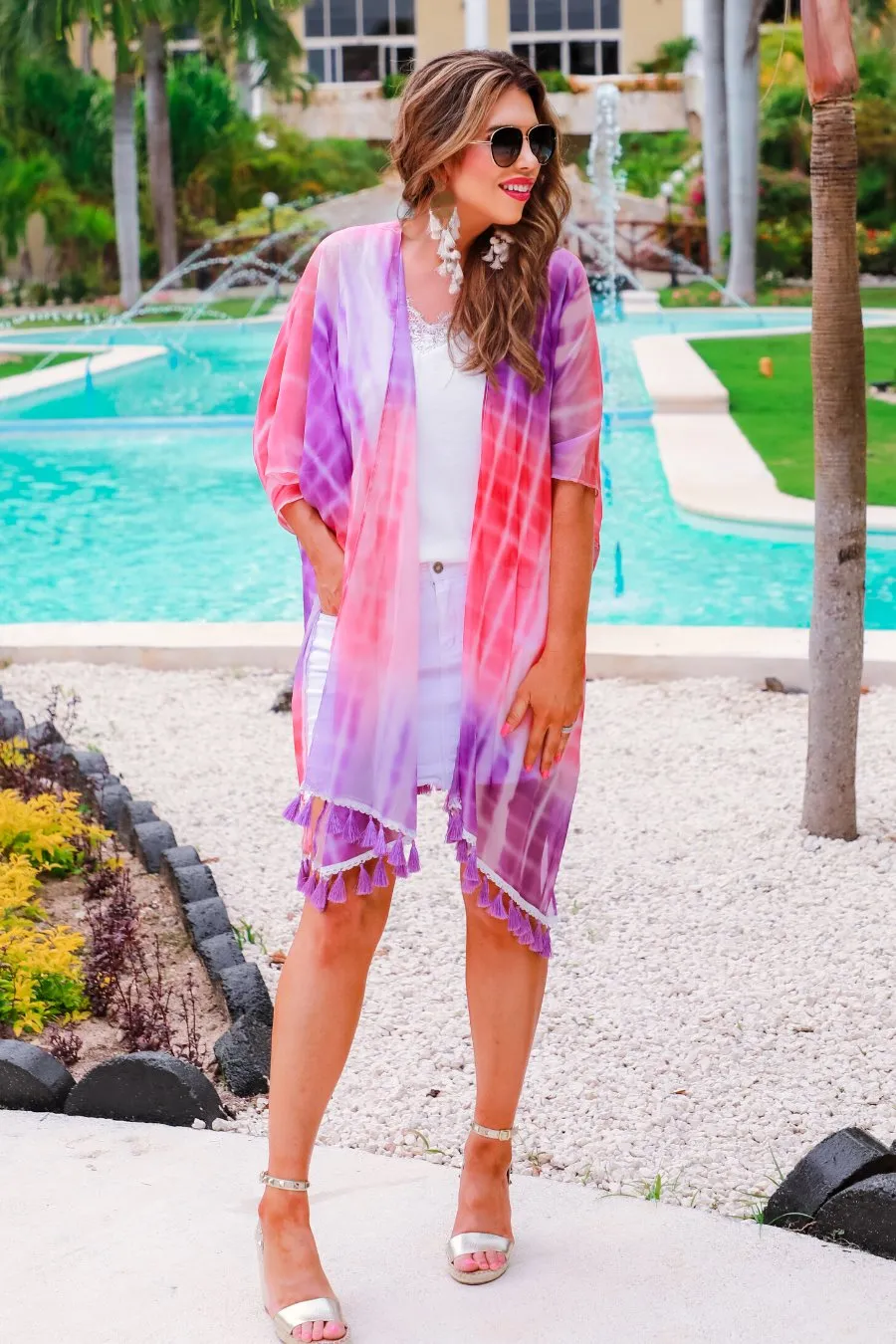 Cloud Nine Tie Dye Kimono