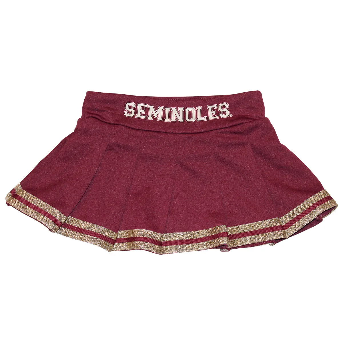 Colosseum Toddler Girl's Stacked FSU 2pc Cheer Set - Garnet/Gold