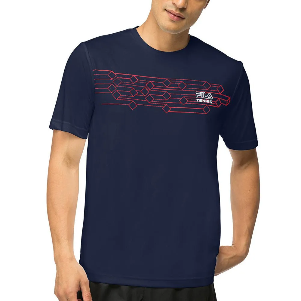 Core Diamond Printed Crew T-Shirt by Fila