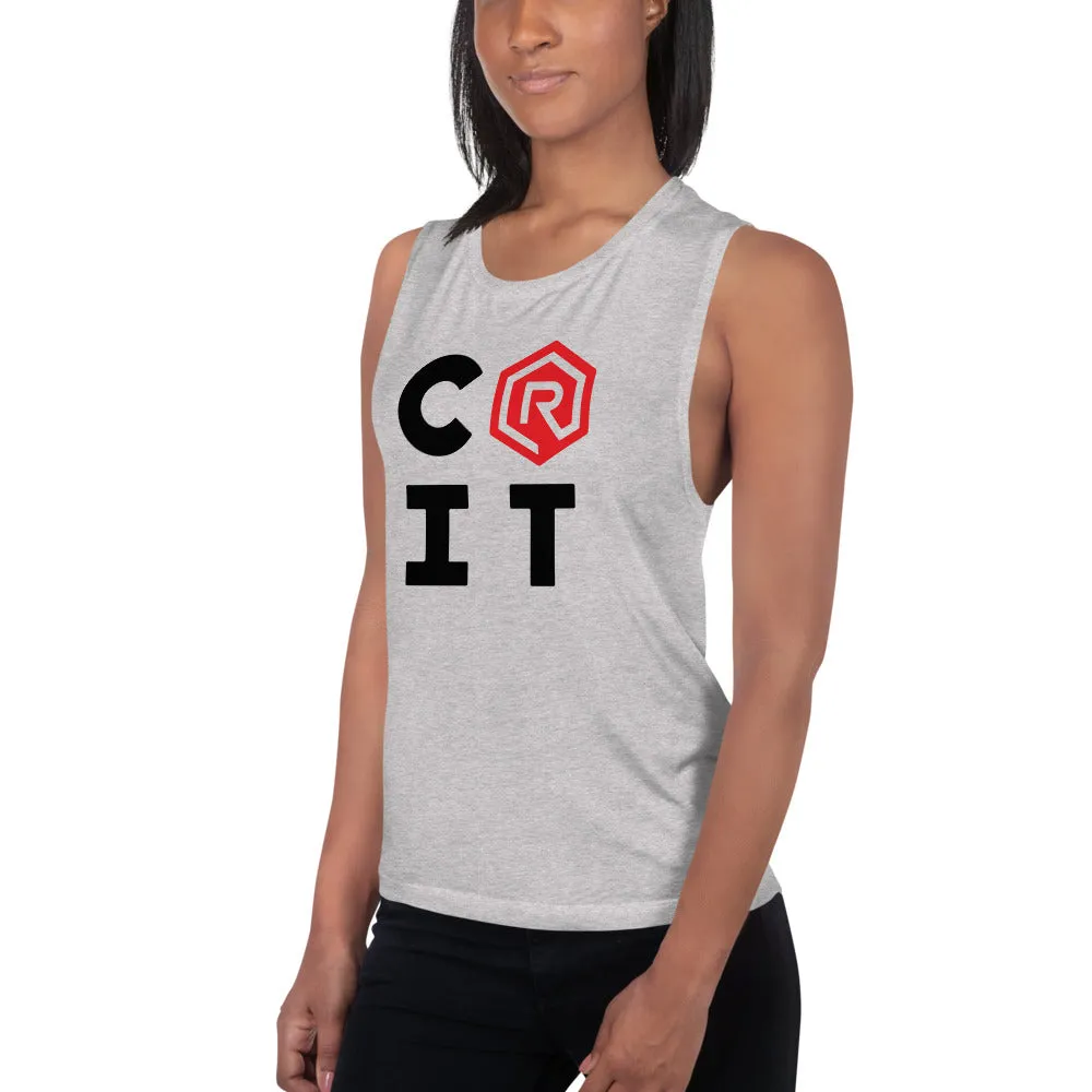 CRIT Logo Muscle Tank