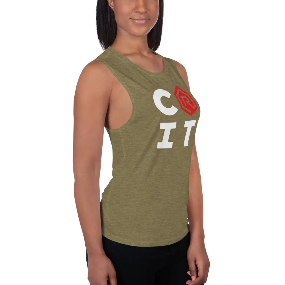 CRIT Logo Muscle Tank