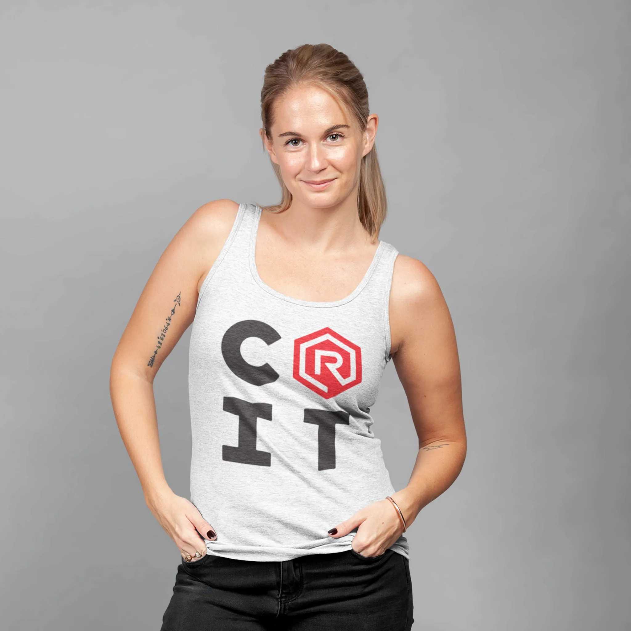 CRIT Logo Muscle Tank