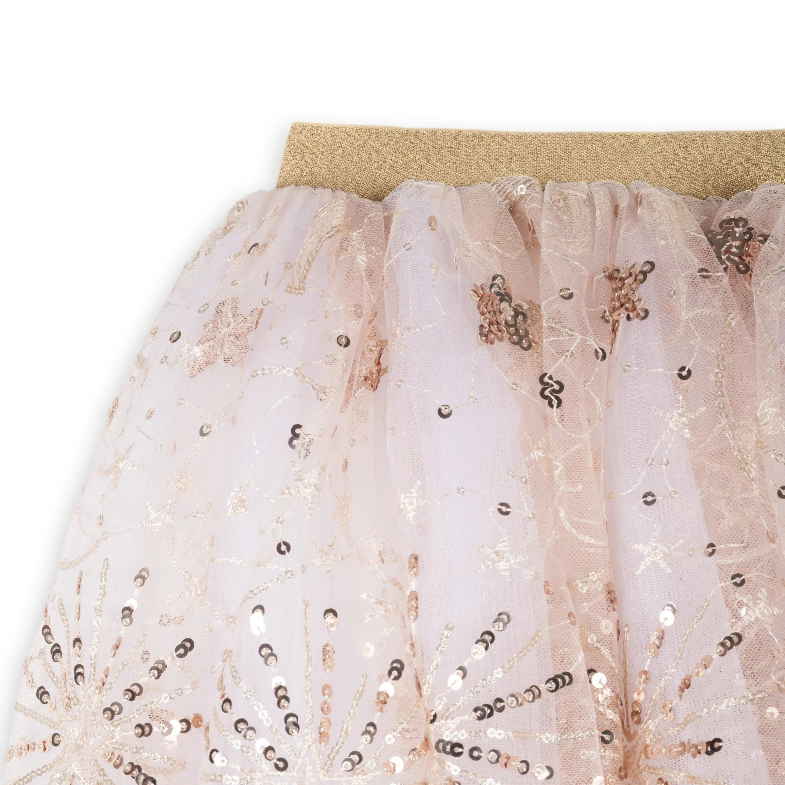 Dress Up Kit - Embroidered Moon Skirt - Rose Gold