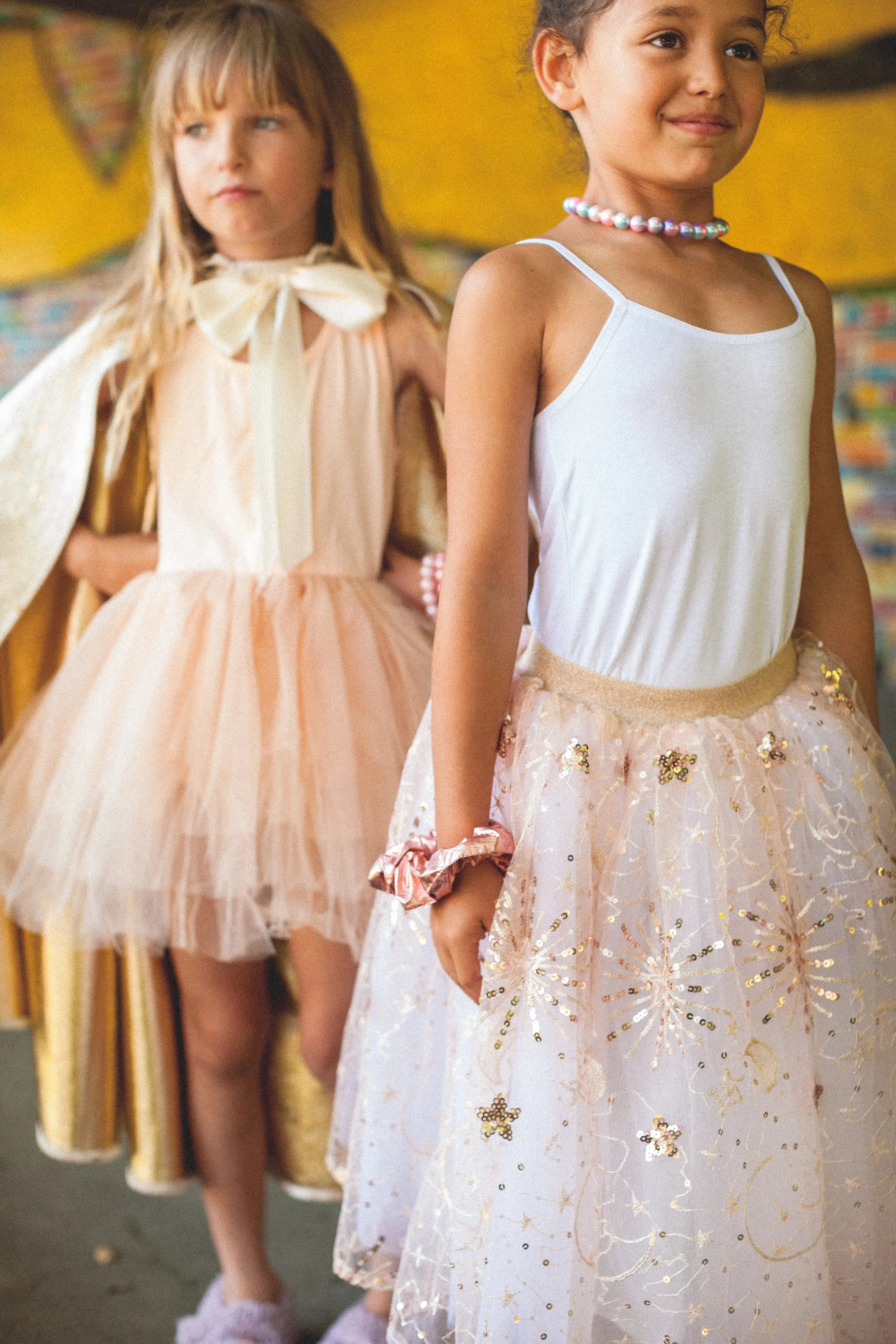 Dress Up Kit - Embroidered Moon Skirt - Rose Gold