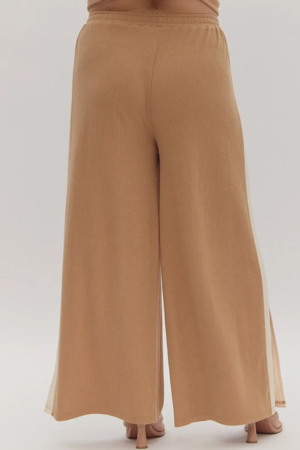 Everyday Trends Caramel Textured Pants