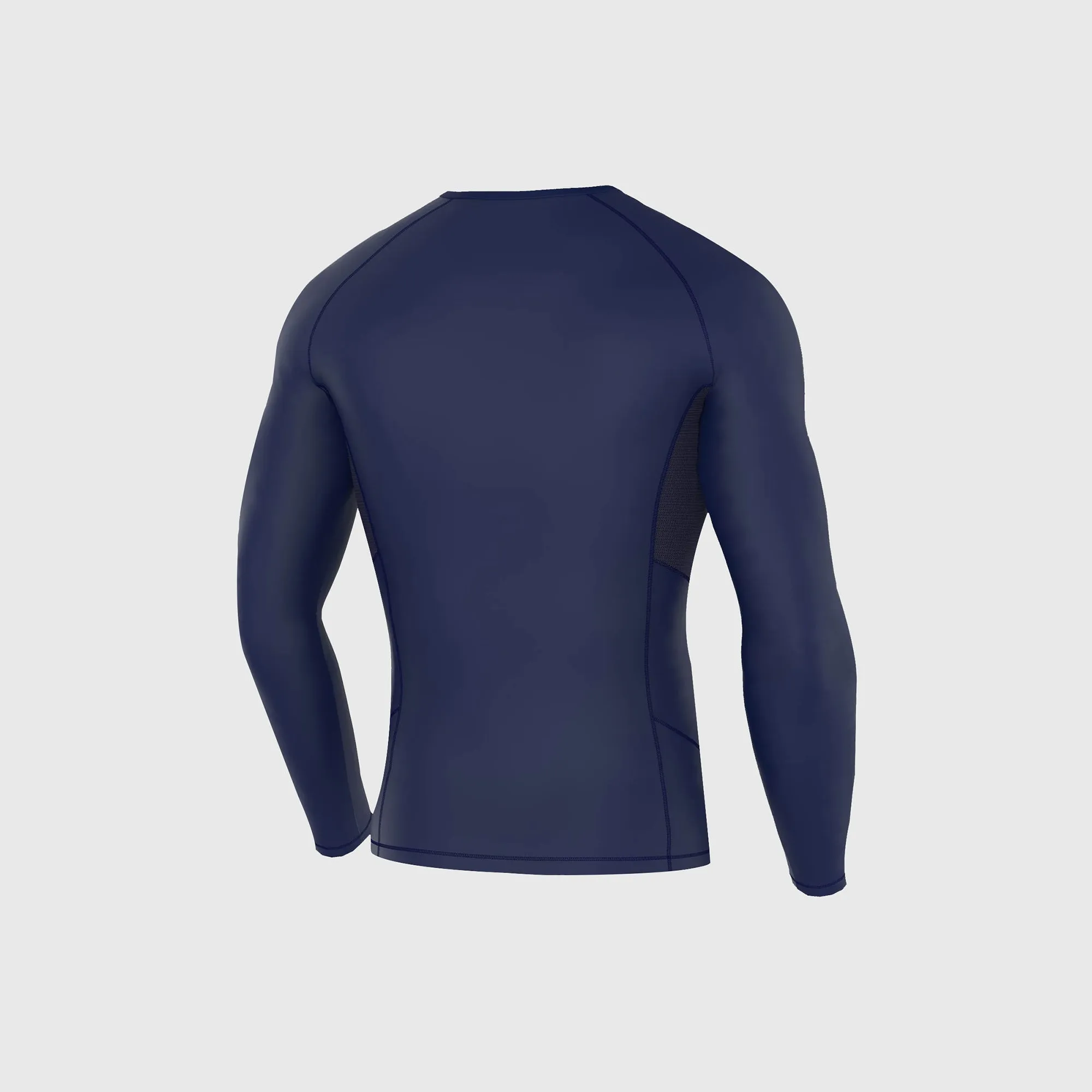 Fdx Recoil Navy Blue Men's & Boy's Base Layer Thermal Winter Compression Top