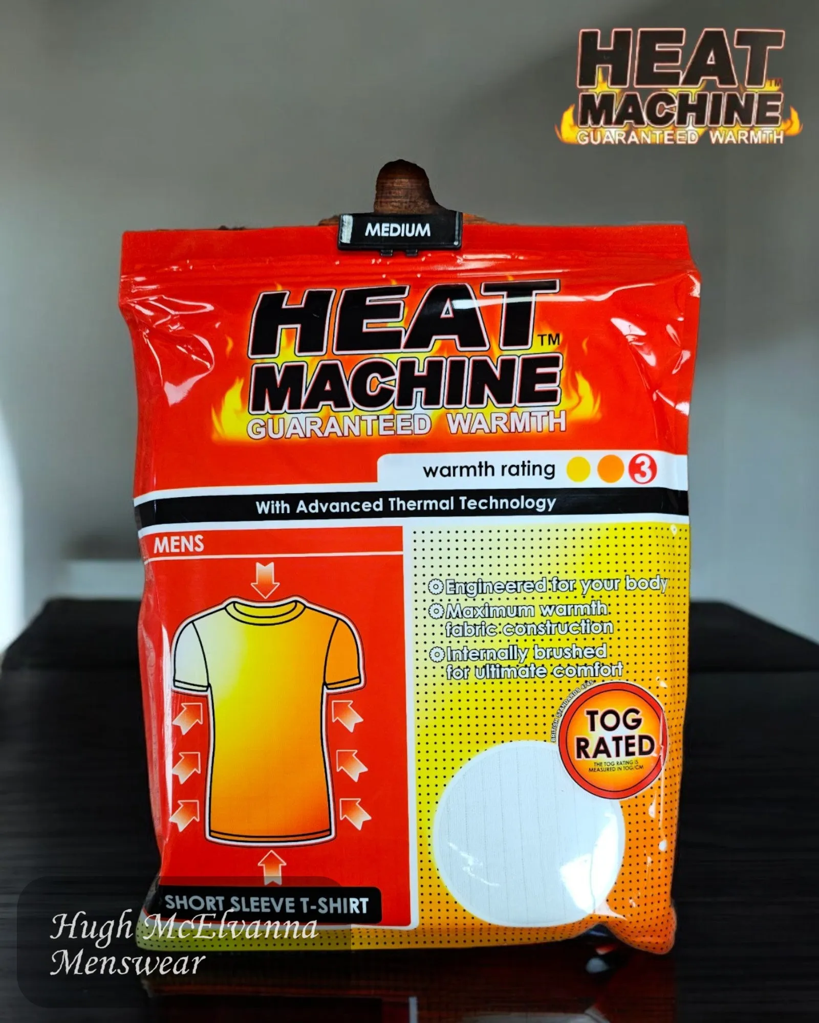 Heat Machine WHITE Short Sleeve T-Shirt - 2461