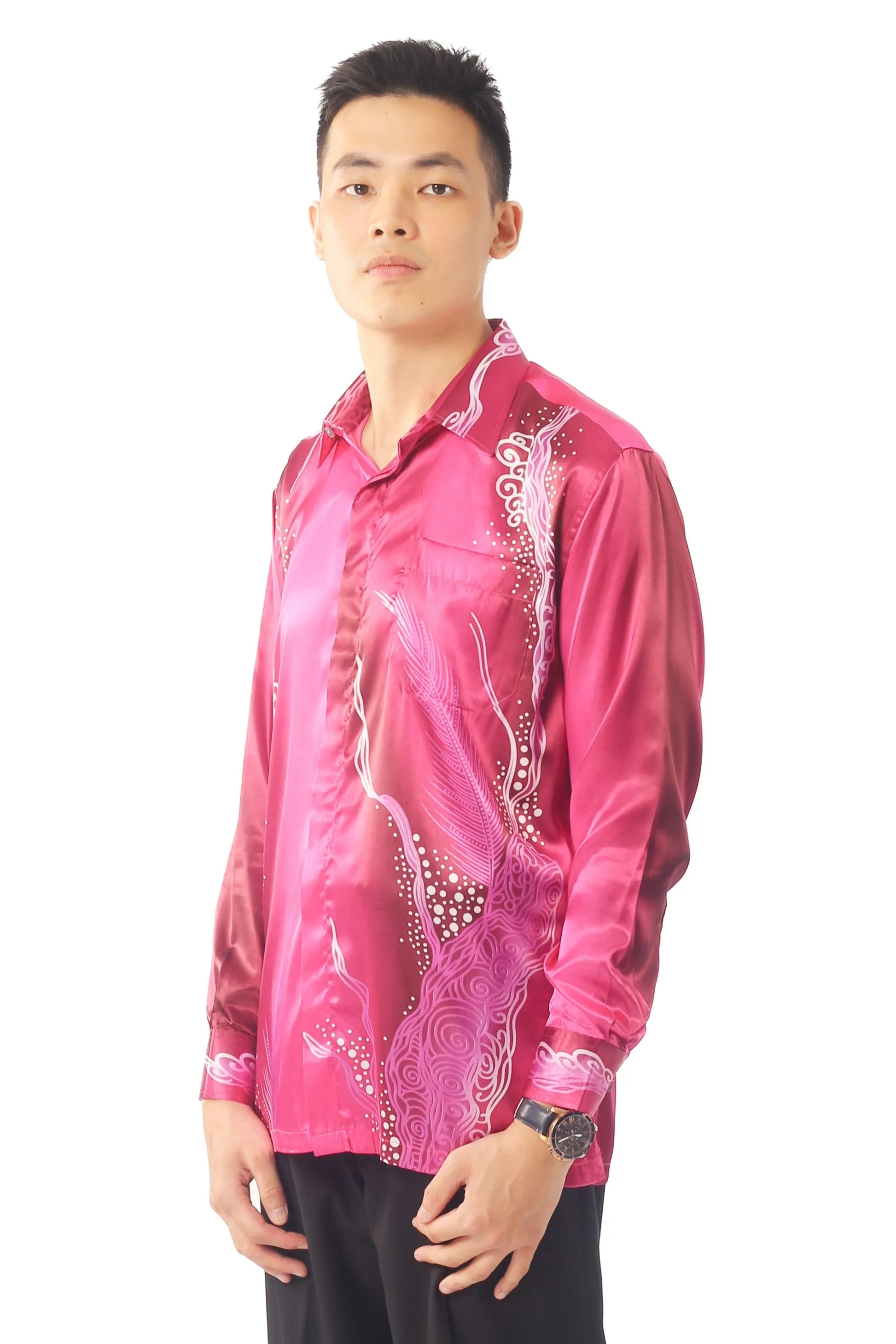 IDEXER LONG SLEEVE BATIK SHIRT REGULAR FIT] ID0269