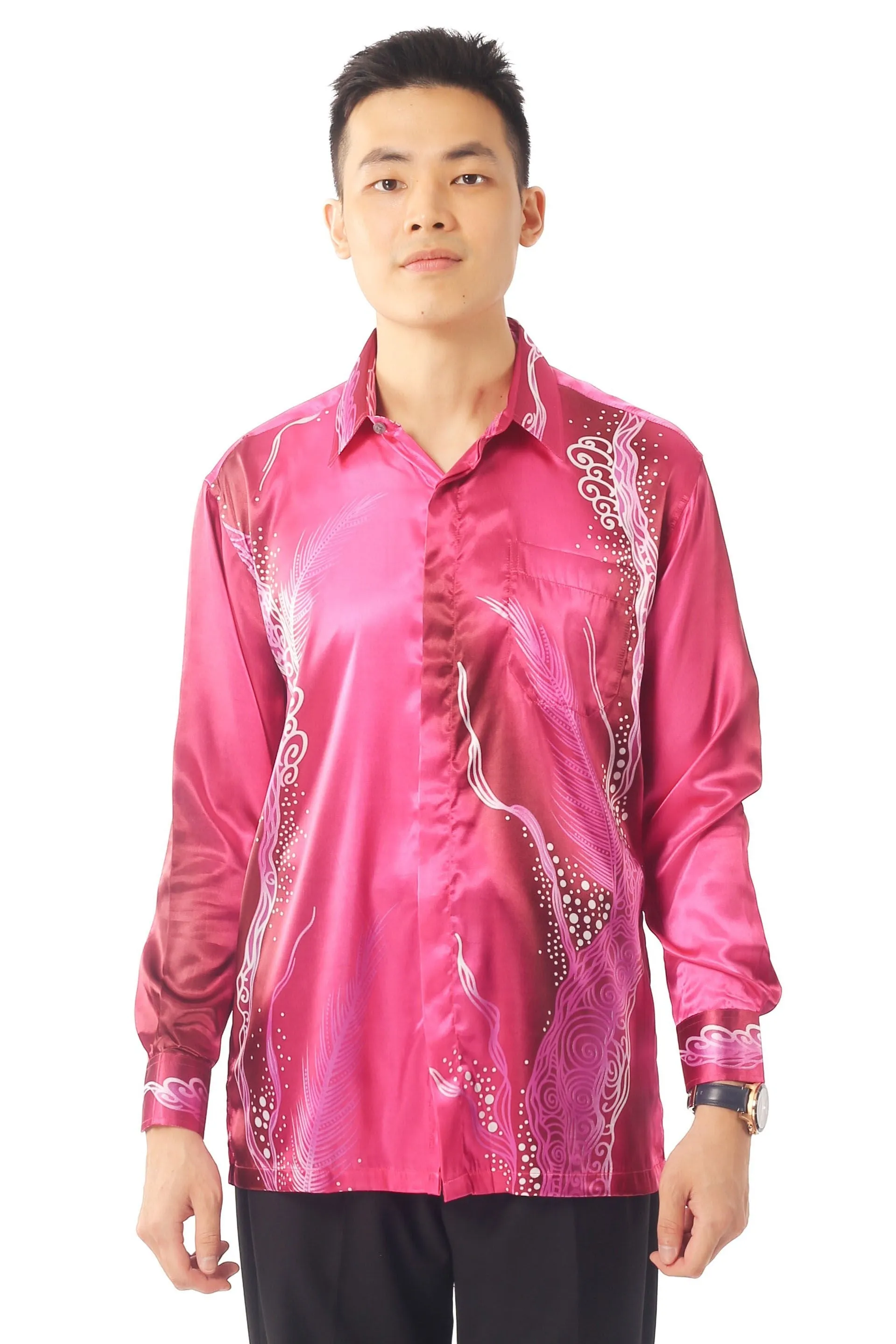 IDEXER LONG SLEEVE BATIK SHIRT REGULAR FIT] ID0269