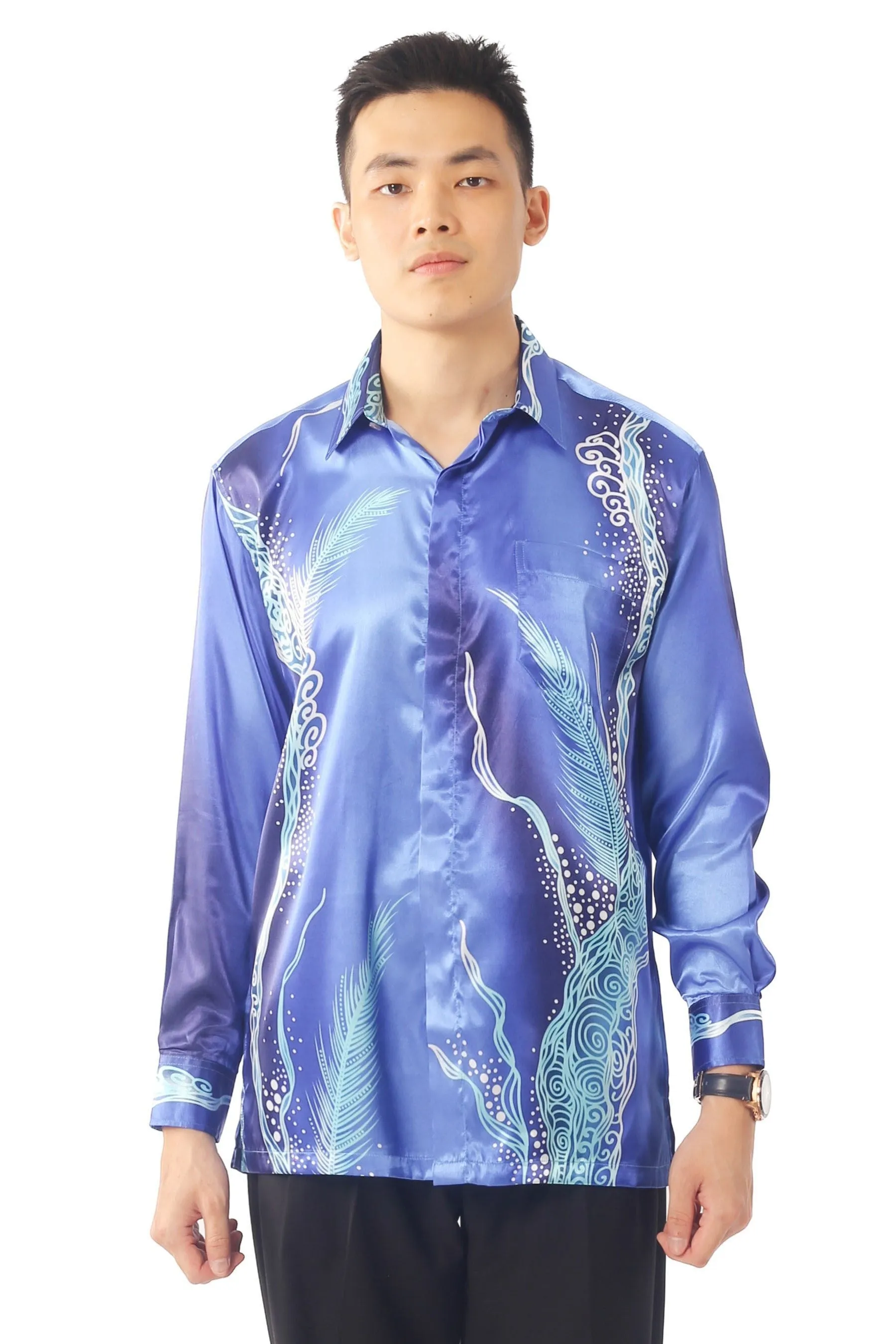 IDEXER LONG SLEEVE BATIK SHIRT REGULAR FIT] ID0269