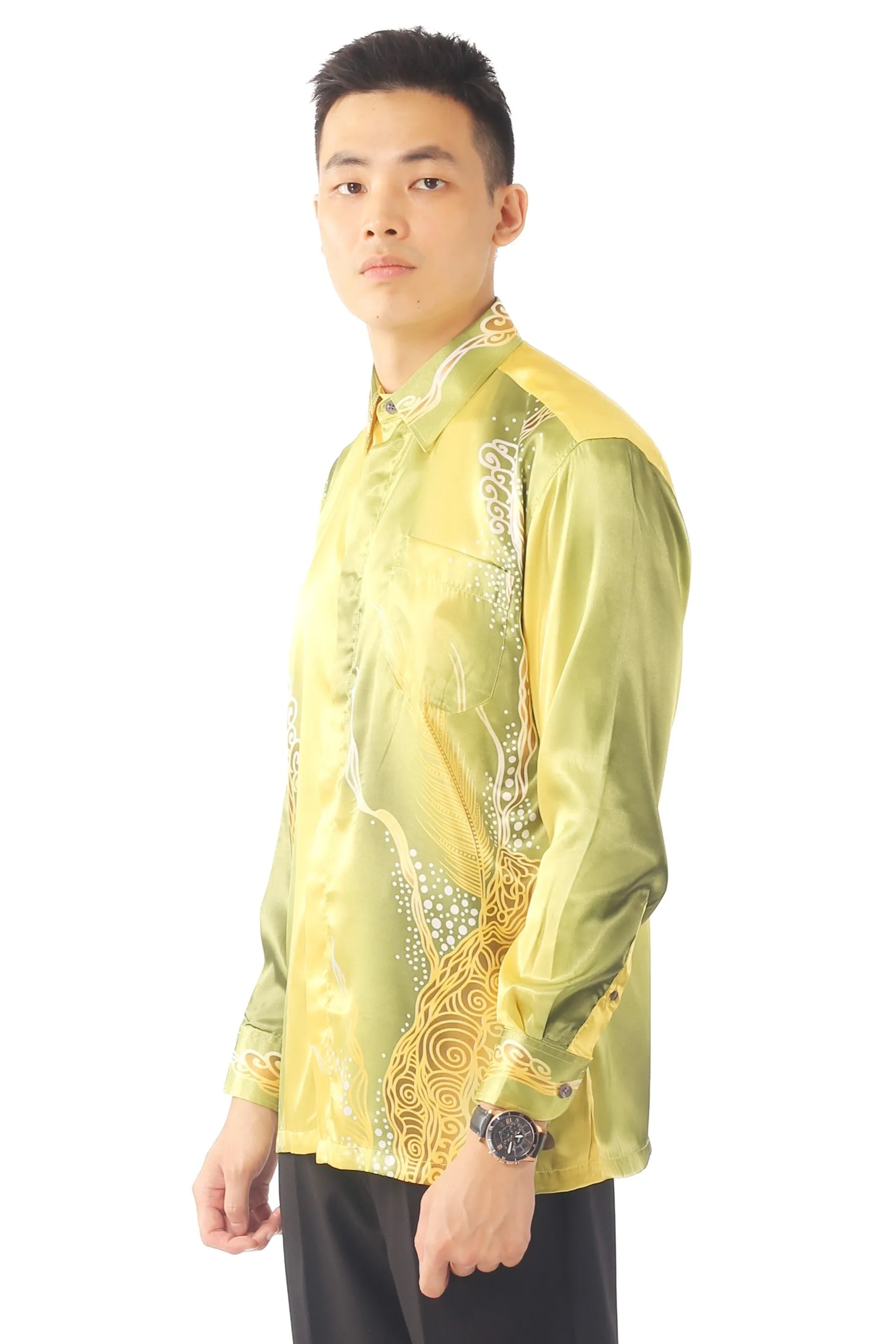 IDEXER LONG SLEEVE BATIK SHIRT REGULAR FIT] ID0269