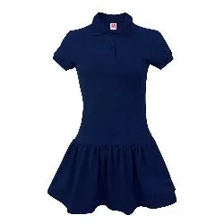 Jax Classical Navy Polo Dress with Logo- Everyday Option