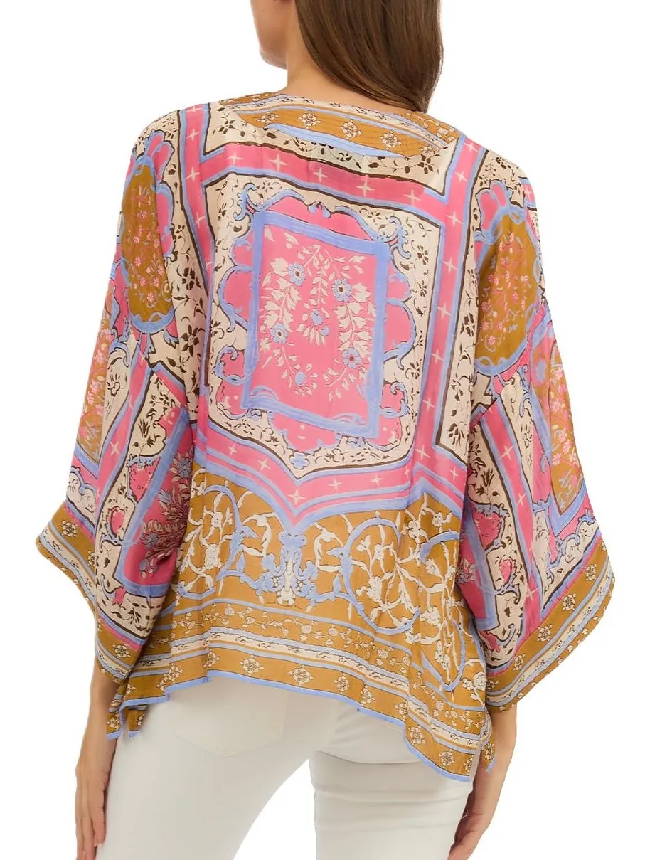 Kimono Jacket - Indian Summer Pink