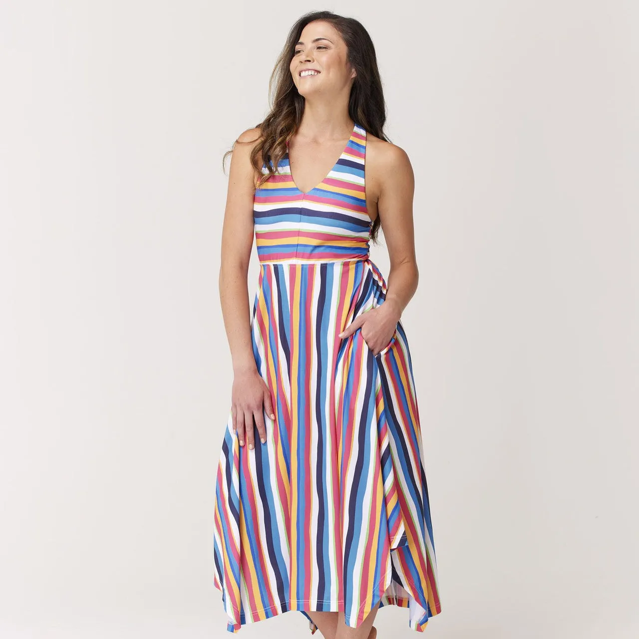 Krimson Klover Piper Dress | Chevron   Stripe Multi