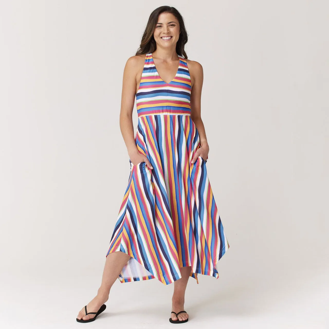 Krimson Klover Piper Dress | Chevron   Stripe Multi