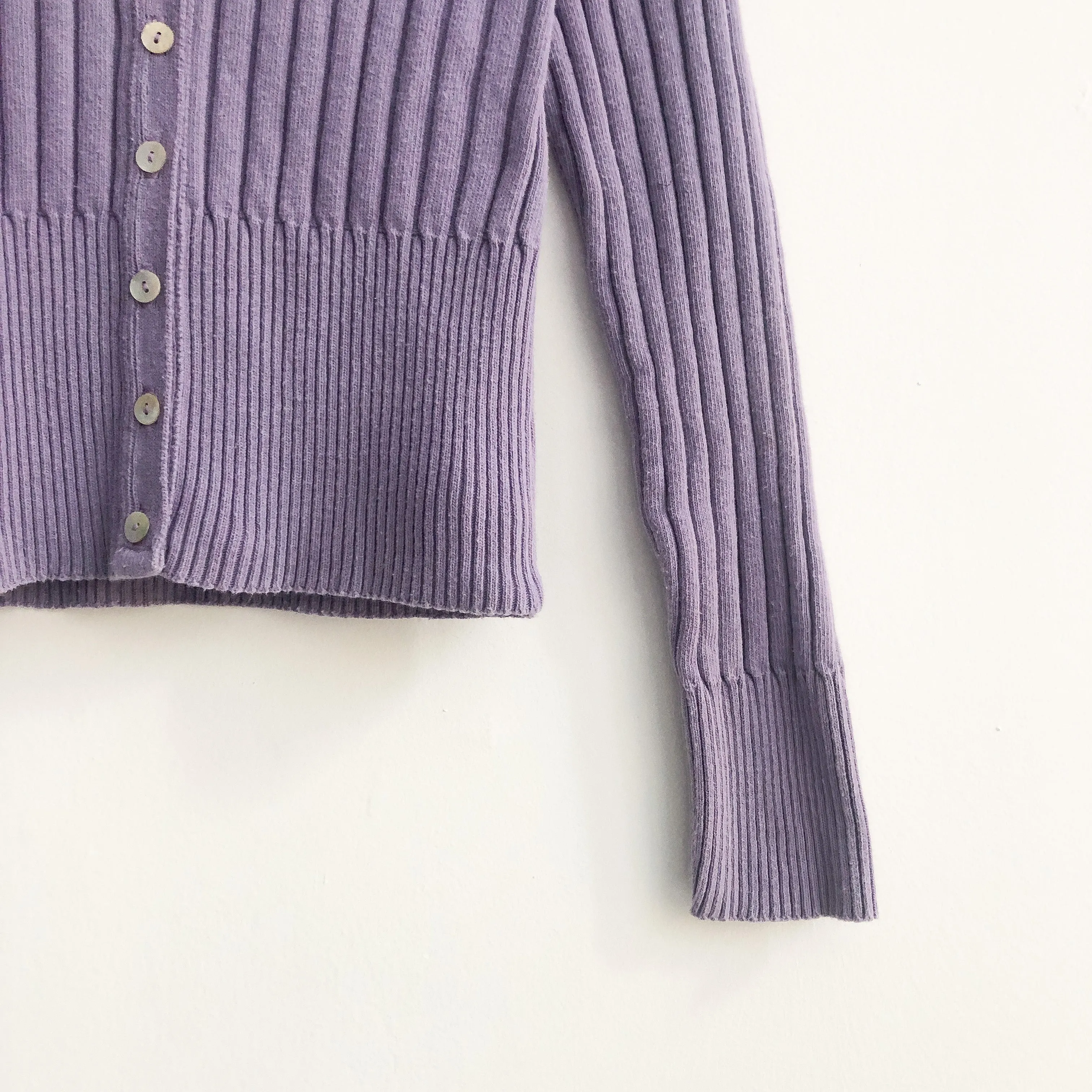 Lilac Collared Cardigan