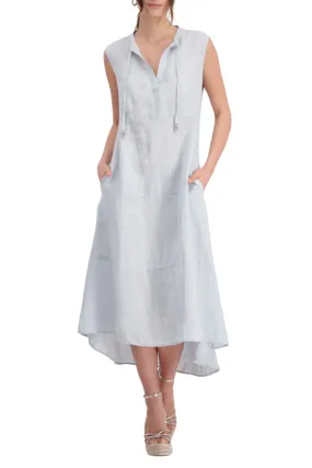 LINEN MAXI DRESS - 408566MNR