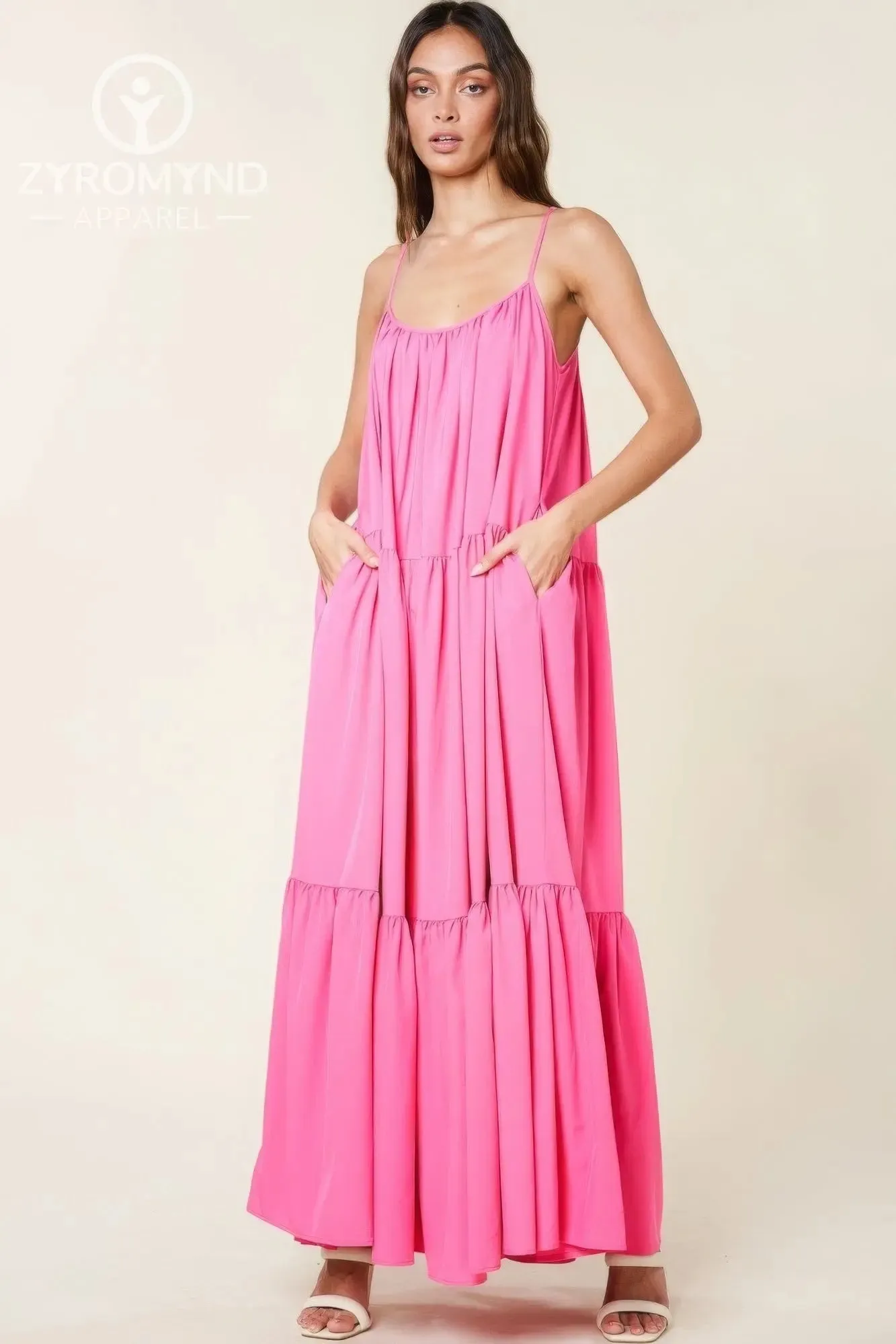 Maxi Sun Dress With Pockets